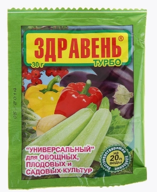 Удобрение Здравень турбо универсальный, 30 г Удобрение Здравень турбо универсальный, 30 г