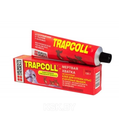 Клей TRAPCOLL для отлова крыс и крупных мышей, 135 г