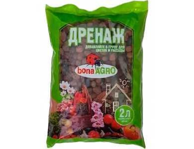 Дренаж керамзитовый &quot;bonaAGRO&quot; мелкий, 2 л