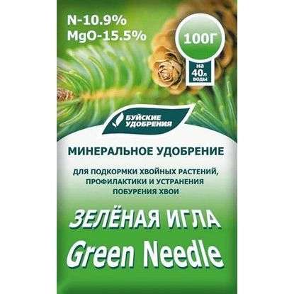 Удобрение Зеленая игла, 100 г