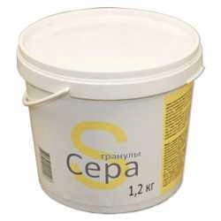 Сера гранулированная, ведро, 1,2 кг