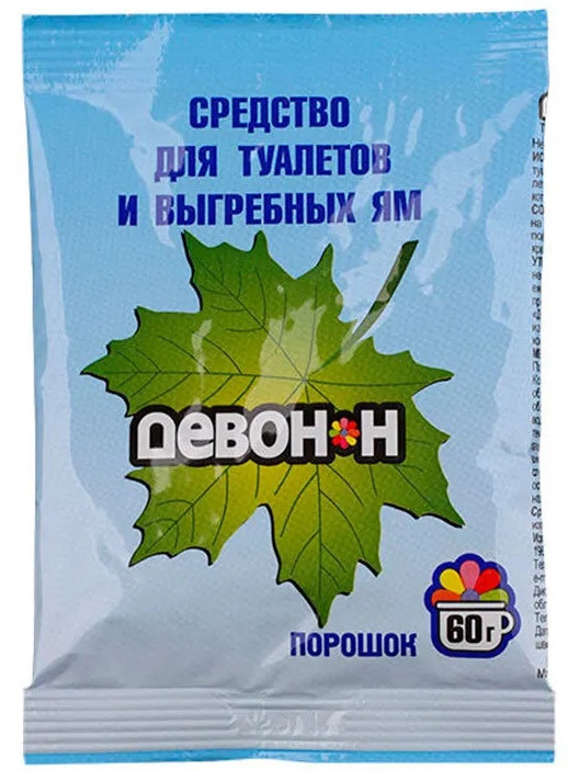Девон-Н (порошок для садовых туалетов), 60 г Девон-Н (порошок для садовых туалетов), 60 г