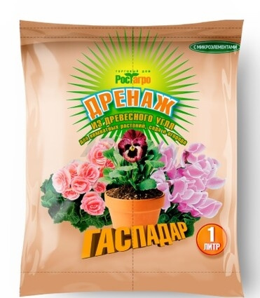 Дренаж Гаспадар из древесного угля с микроэлементами, 1 л