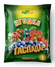 Грунт Гаспадар Ягодка, 3 л