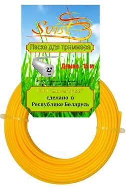 Леска для триммера 2,7*70 круг SVIST NEW