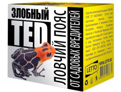 Ловчий пояс от садовых вредителей Злобный TED коробка, 5 м