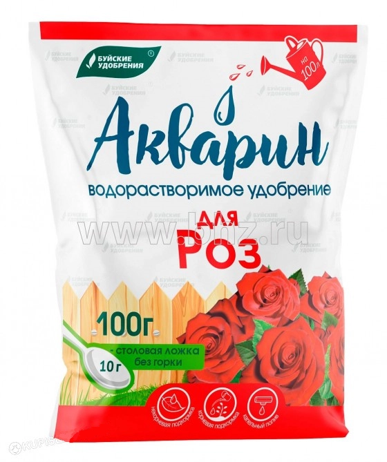 Удобрение Акварин для роз, 100 г Удобрение Акварин для роз, 100 г