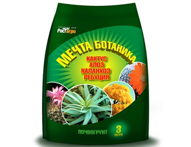 Грунт Мечта ботаника Кактус, 3 л