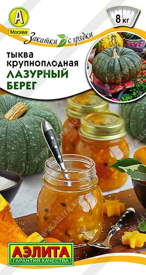 Тыква крупноплодная Лазурный берег, 2 г (Аэлита) Тыква крупноплодная Лазурный берег, 2 г (Аэлита)