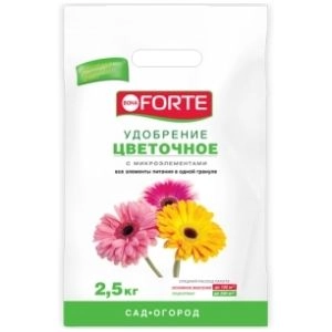 Удобрение Bona Forte цветочное, 2.5 кг Удобрение Bona Forte цветочное, 2.5 кг
