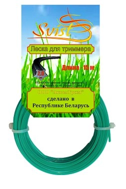 Леска для триммера 2,0*15 звезда SVIST NEW