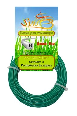 Леска для триммера 2,0*15 круг SVIST NEW