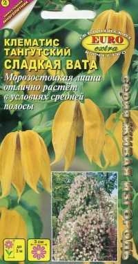 Клематис тангутский Сладкая вата многолетник, 0,027 г (АэлитаЭкстра)