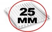 Поликарбонат Кронос 25 мм - прозрачный
