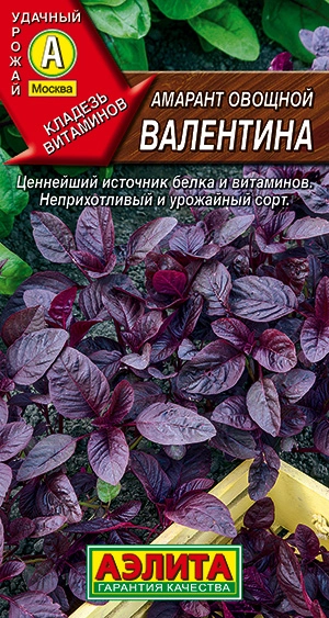 Амарант овощной Валентина 0,3 г (АЭЛИТА) Амарант овощной Валентина 0,3 г (АЭЛИТА)