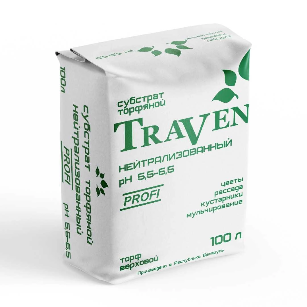 Торф Traven нейтрализованный, 100 л Торф Traven нейтрализованный, 100 л