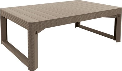 Стол Lyon table wicker cappuccino 017 std