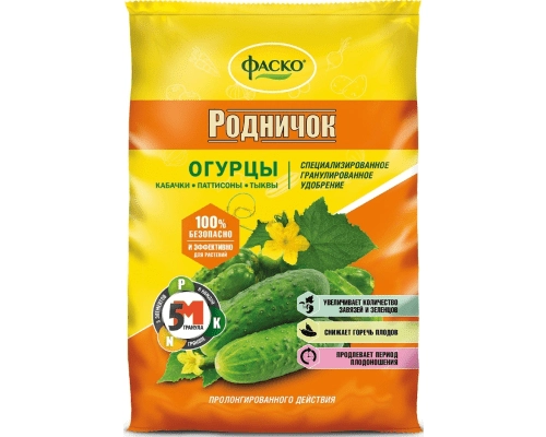 Удобрение ФАСКО 5М Родничок для огурцов 1 кг Удобрение ФАСКО 5М Родничок для огурцов 1 кг