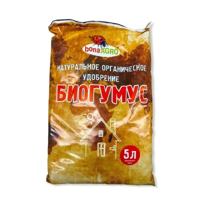 Биогумус BonaAgro органическое натуральное, 5 л