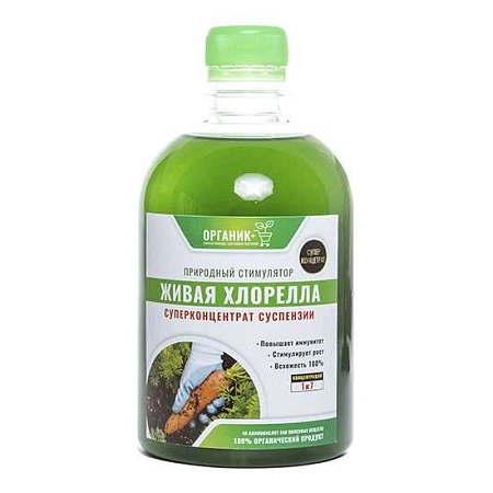 Хлорелла суспензия 0,5 л суперконцентрат Хлорелла суспензия 0,5 л суперконцентрат