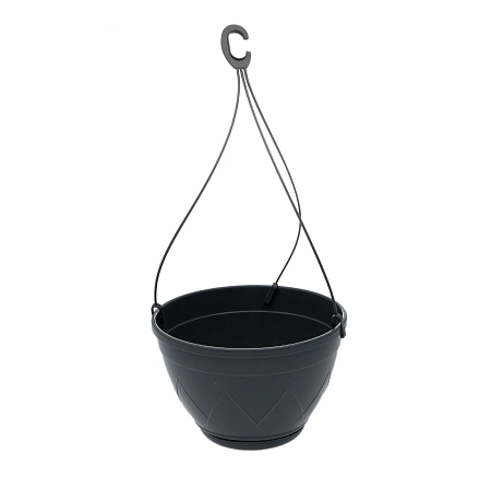 Горшок ЛИЛИЯ ПОДВЕСНАЯ антрацит, 4 л