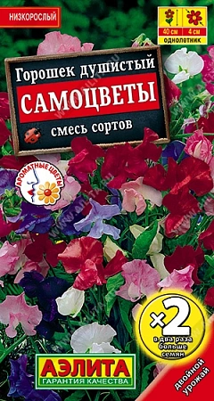 Душистый горошек Самоцветы, смесь (АЭЛИТА) Душистый горошек Самоцветы, смесь (АЭЛИТА)