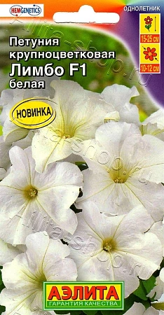 Петуния Лимбо F1 белая крупноцветковая 7 шт Петуния Лимбо F1 белая крупноцветковая 7 шт