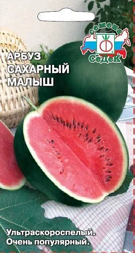 Арбуз Сахарный Малыш, 1 г (СеДек) Арбуз Сахарный Малыш, 1 г (СеДек)