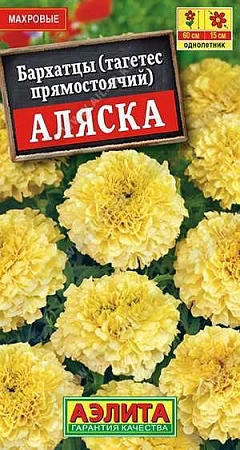 Бархатцы Аляска прямостоячие 0,3 г (АЭЛИТА) Бархатцы Аляска прямостоячие 0,3 г (АЭЛИТА)