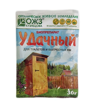 Биопрепарат для туалетов Удачный, 30 г