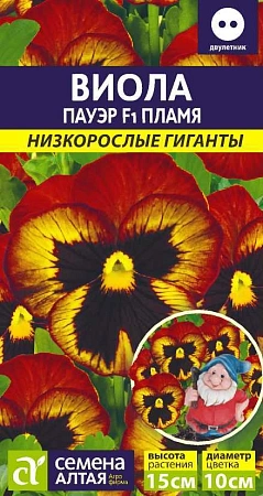 Виола Пауэр Пламя F1 5 шт, Низкорослые гиганты