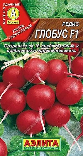 Редис Глобус F1 3 г (АЭЛИТА) Редис Глобус F1 3 г (АЭЛИТА)