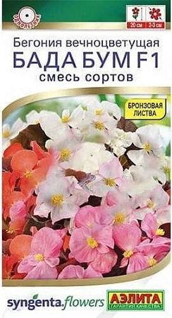 Бегония Бада бум F1 алая, 5 шт (Аэлита)