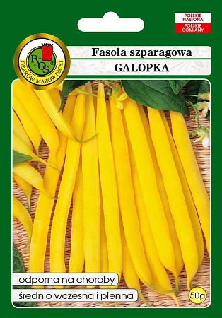 Фасоль Галопка спаржевая карликовая, 50 г (PNOS)