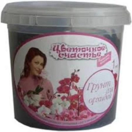 Грунт Цветочное счастье для орхидей, 1 л