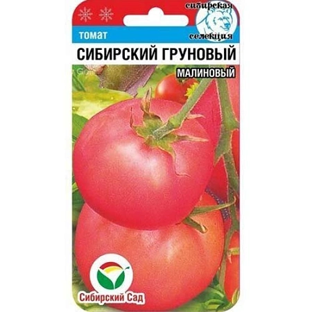 Томат Сибирский грунтовый малиновый, 20 шт (Сиб Сад)