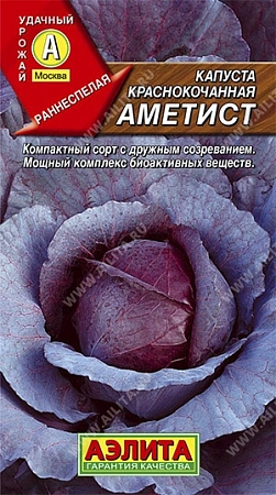 Капуста краснокочанная Аметист 0,3 г Капуста краснокочанная Аметист 0,3 г