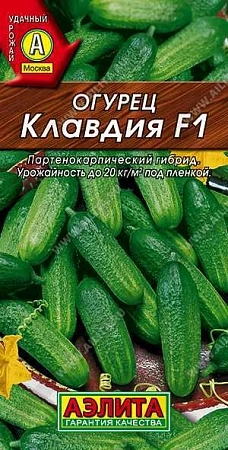 Огурец Клавдия F1, 10 шт (АЭЛИТА) Огурец Клавдия F1, 10 шт (АЭЛИТА)