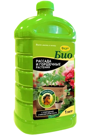 Удобрение Фаско БИО Рассада и горшечные растения, 1 л Удобрение Фаско БИО Рассада и горшечные растения, 1 л