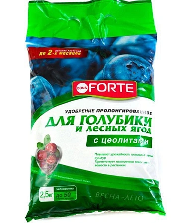 Удобрение Bona Forte для голубики с цеолитами (2,5 кг)
