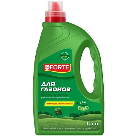 Удобрение Bona Forte ЖКУ для газонов (1,5 л) Удобрение Bona Forte ЖКУ для газонов (1,5 л)