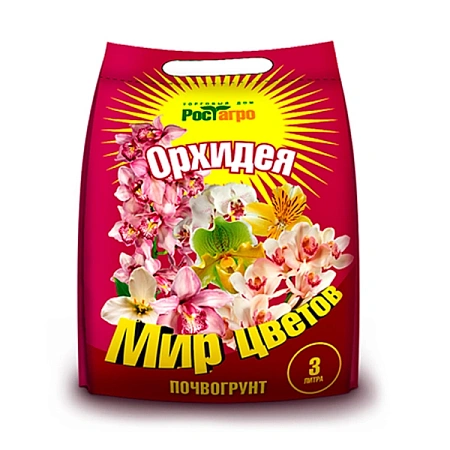 Грунт Мир цветов Орхидея, 3 л