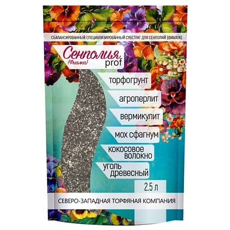 Грунт Скорая помощь для сенполий (фиалка) PROF 2,5 л