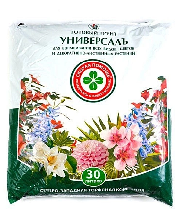 Грунт Скорая помощь универсальный, 30 л Грунт Скорая помощь универсальный, 30 л