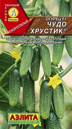 Огурец Чудо Хрустик F1, 10 шт