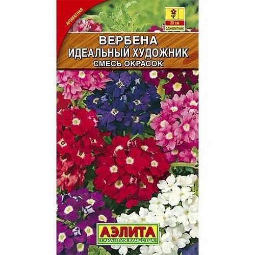 Вербена Идеальный художник смесь сортов, 0,1 г (АЭЛИТА) Вербена Идеальный художник смесь сортов, 0,1 г (АЭЛИТА)