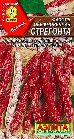 Фасоль обыкновенная Стрегонта, 5 г (АЭЛИТА)