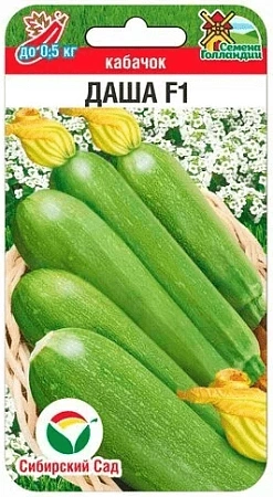Кабачок Даша, 3 шт (Сиб Сад) Кабачок Даша, 3 шт (Сиб Сад)