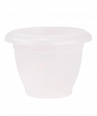 Горшок ТЕРРА прозрачный, 4 л