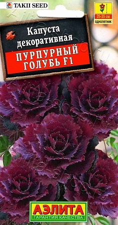 Капуста декоративная Пурпурный голубь, 7 шт (Аэлита) Капуста декоративная Пурпурный голубь, 7 шт (Аэлита)